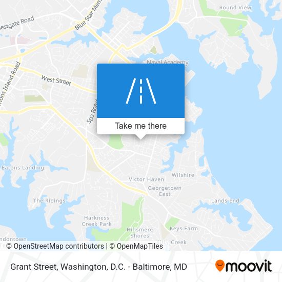 Grant Street map