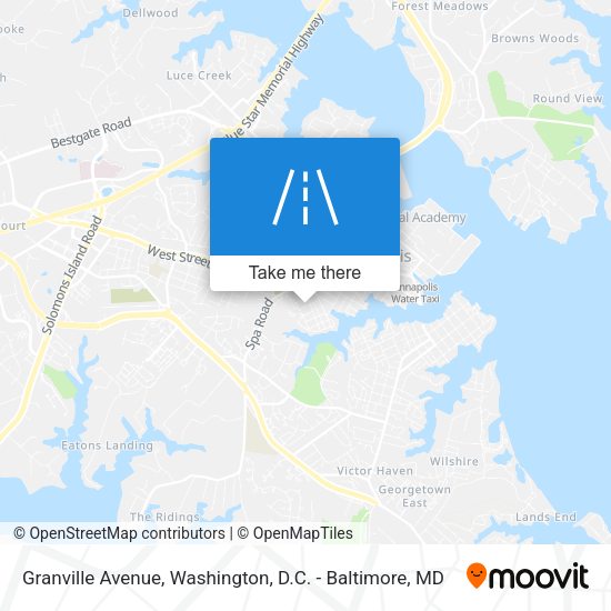 Granville Avenue map