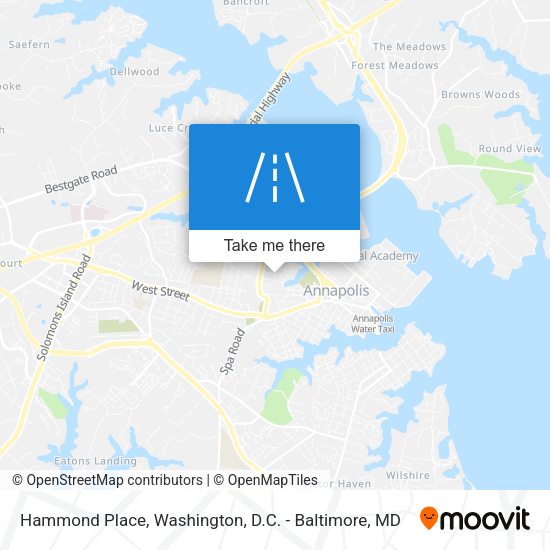 Hammond Place map