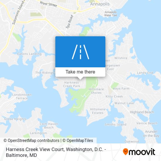 Harness Creek View Court map