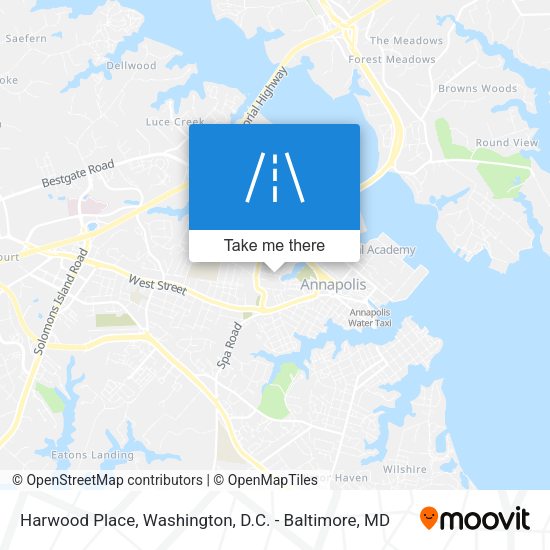 Harwood Place map