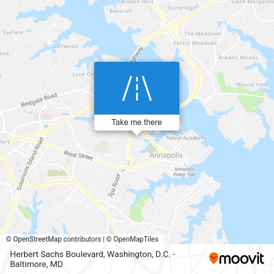 Herbert Sachs Boulevard map