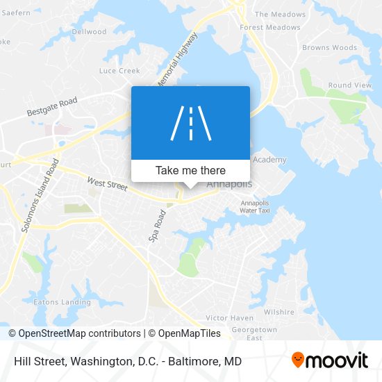 Mapa de Hill Street