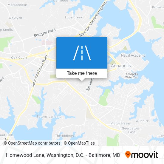 Homewood Lane map