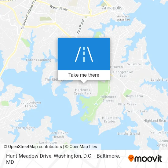 Hunt Meadow Drive map