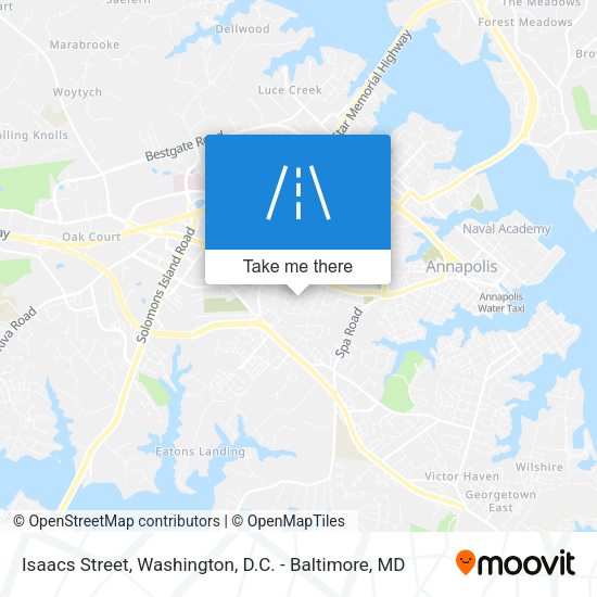 Mapa de Isaacs Street