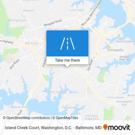 Island Creek Court map