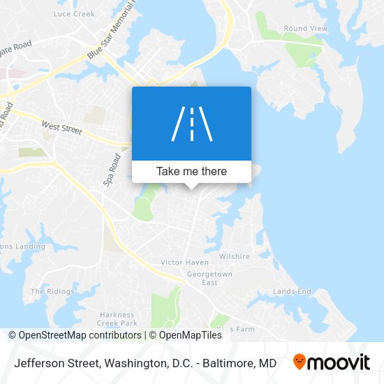 Mapa de Jefferson Street