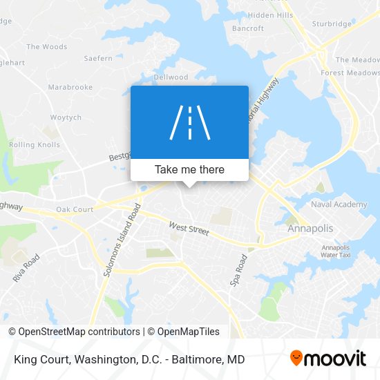 King Court map
