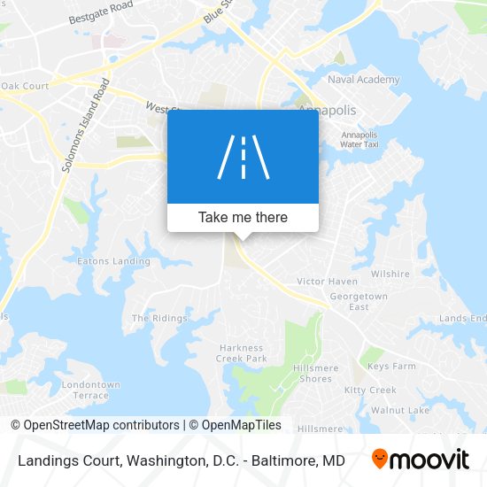 Landings Court map