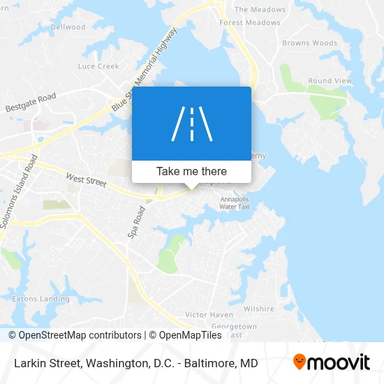 Larkin Street map