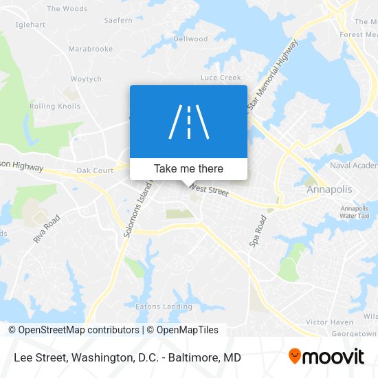 Mapa de Lee Street