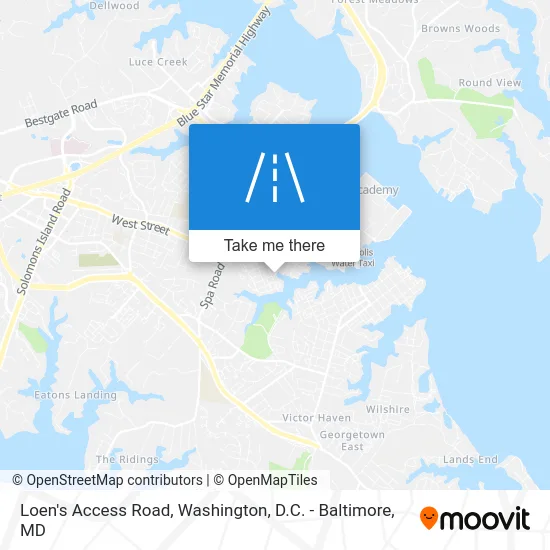 Loen's Access Road map