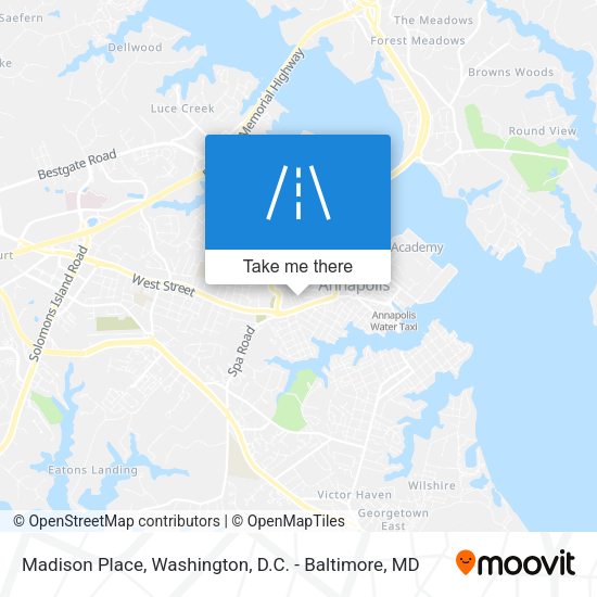 Madison Place map