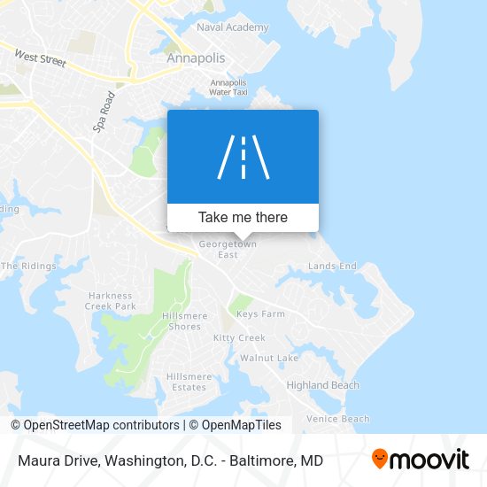 Maura Drive map