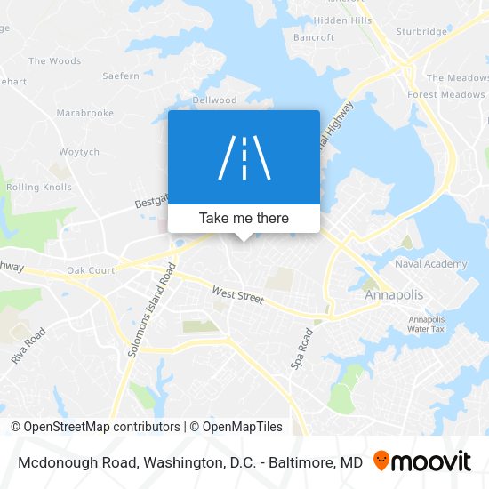Mapa de Mcdonough Road