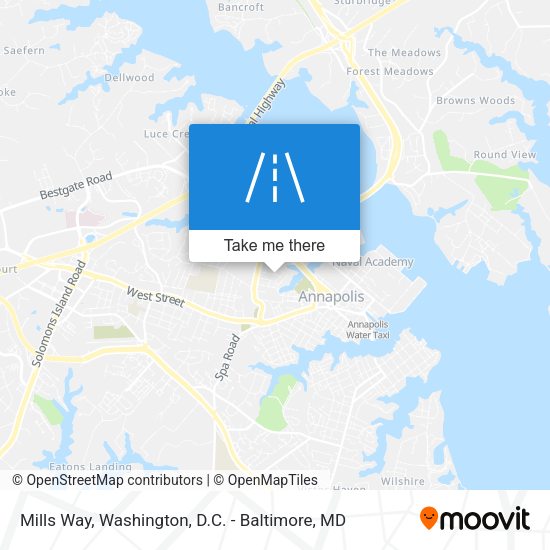 Mapa de Mills Way
