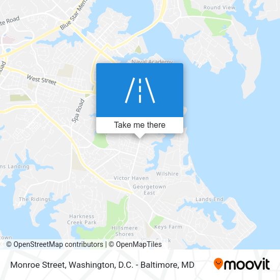 Monroe Street map