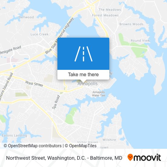 Northwest Street map