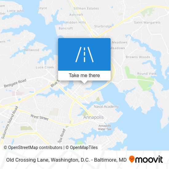 Mapa de Old Crossing Lane