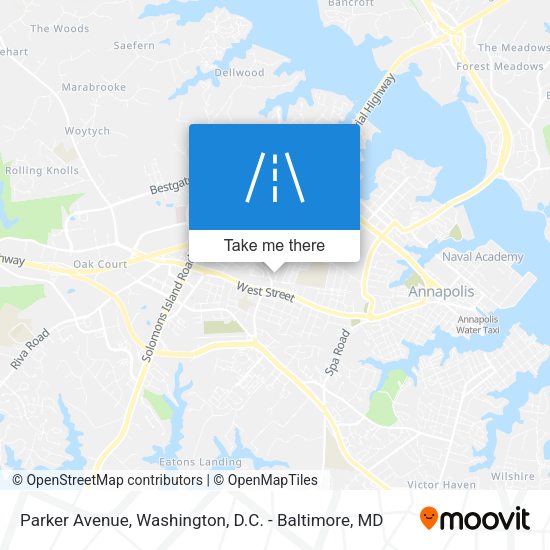 Parker Avenue map