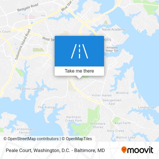 Peale Court map