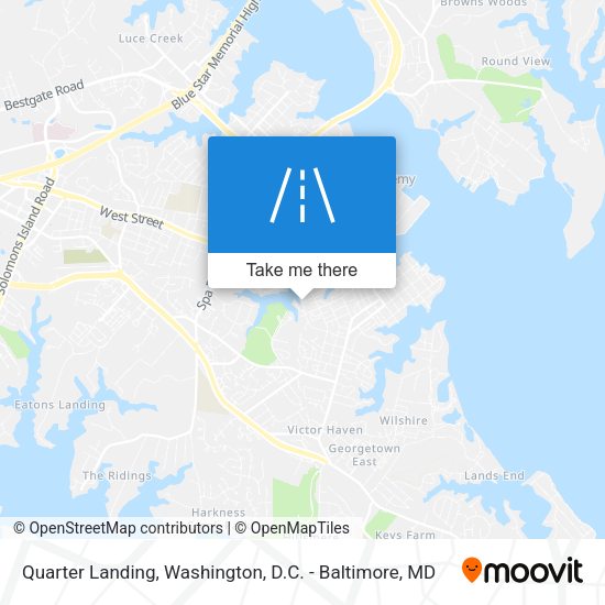 Quarter Landing map