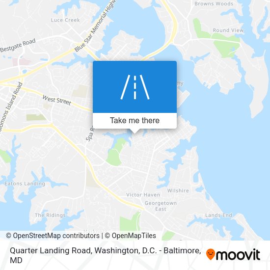 Quarter Landing Road map
