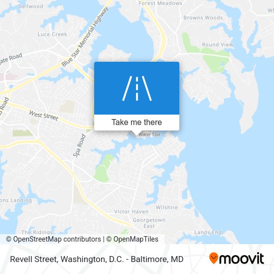 Mapa de Revell Street