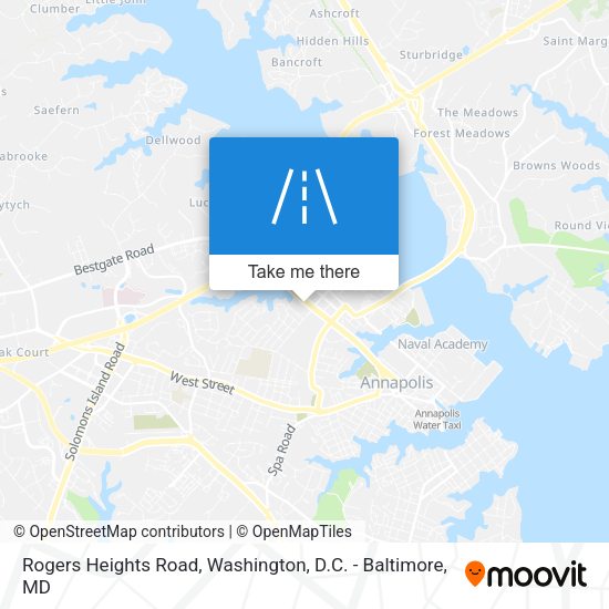 Rogers Heights Road map