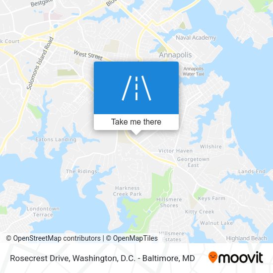 Rosecrest Drive map