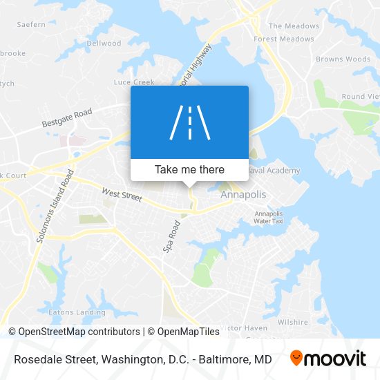Rosedale Street map