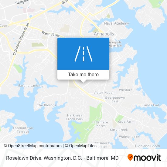 Roselawn Drive map