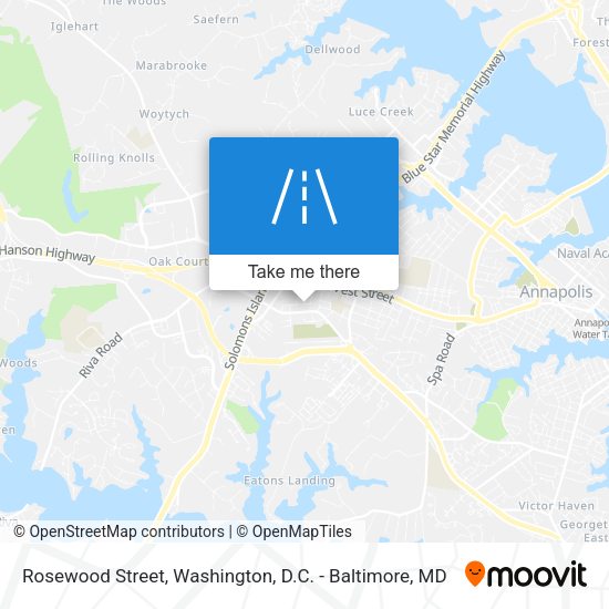 Mapa de Rosewood Street