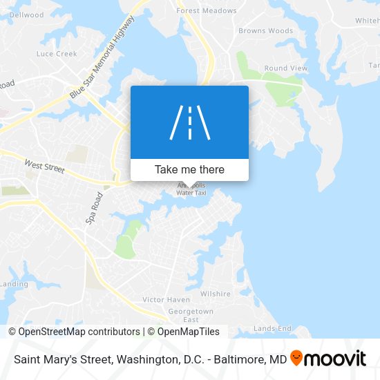 Mapa de Saint Mary's Street