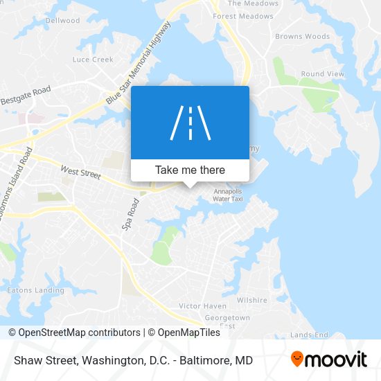 Mapa de Shaw Street