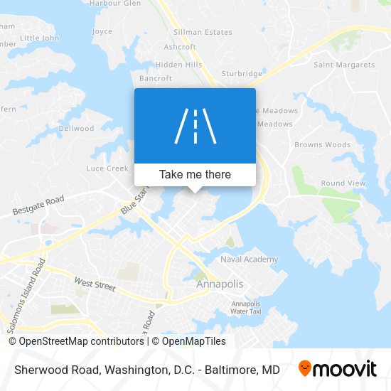 Mapa de Sherwood Road