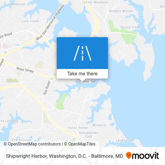 Mapa de Shipwright Harbor