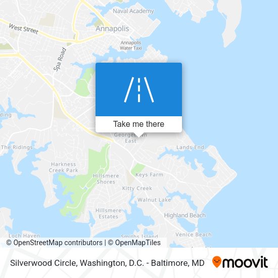 Silverwood Circle map