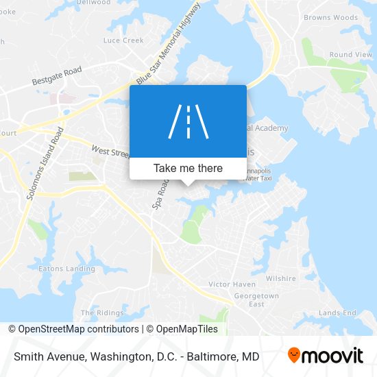 Mapa de Smith Avenue