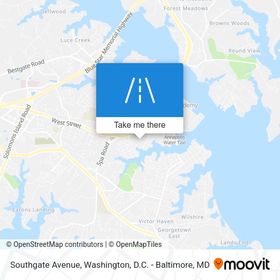 Mapa de Southgate Avenue