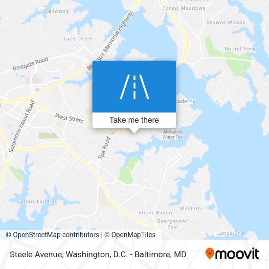Mapa de Steele Avenue