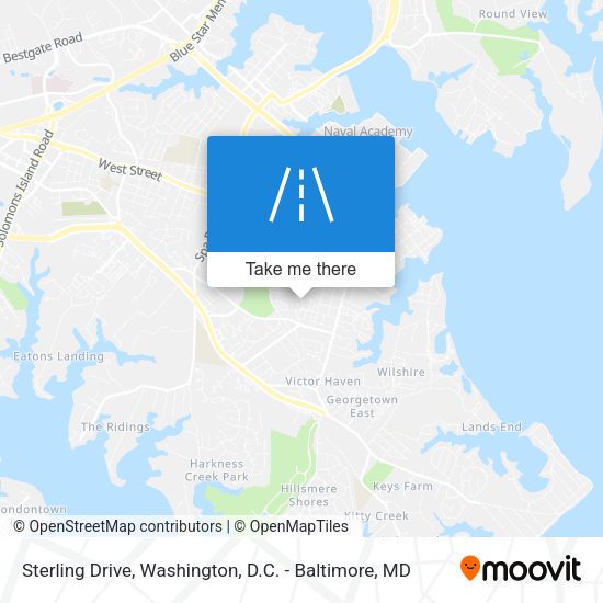 Sterling Drive map