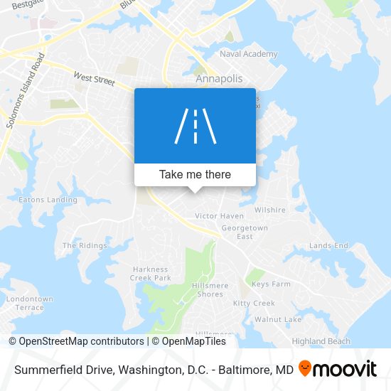 Mapa de Summerfield Drive