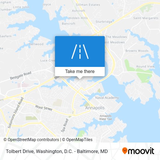 Tolbert Drive map
