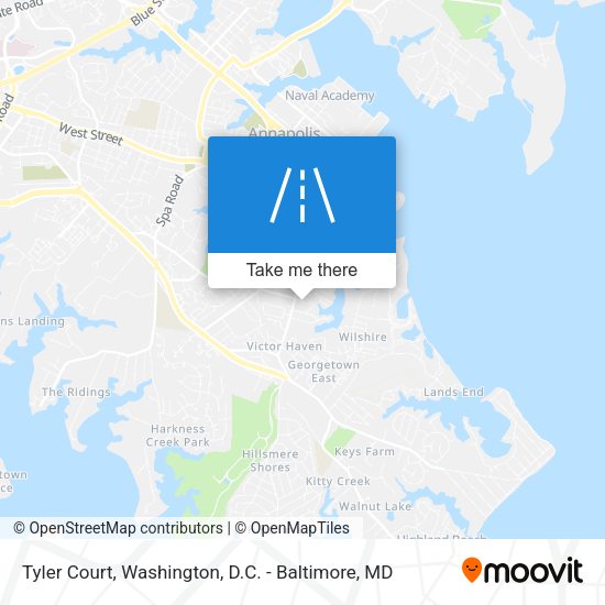 Mapa de Tyler Court
