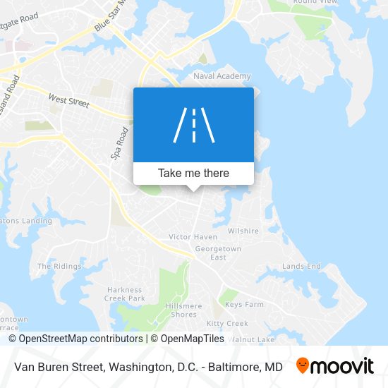 Mapa de Van Buren Street