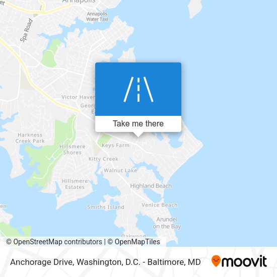 Anchorage Drive map