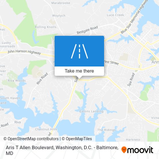 Aris T Allen Boulevard map