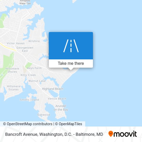 Bancroft Avenue map